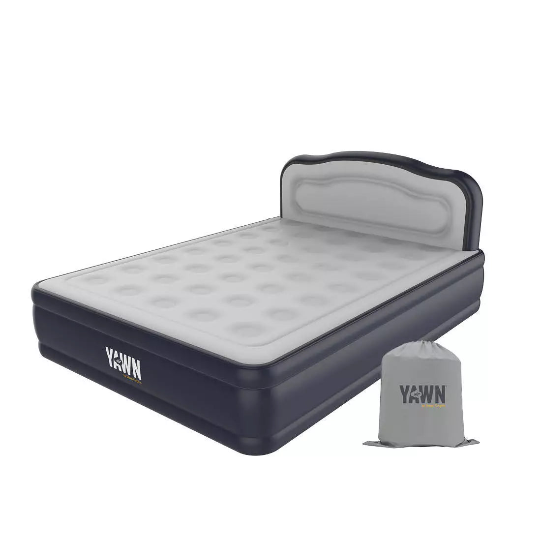 Air Bed Self-inflating DOUBLE Airbed Camping Mattress Blow Up Bed Built-in battery operated Pump