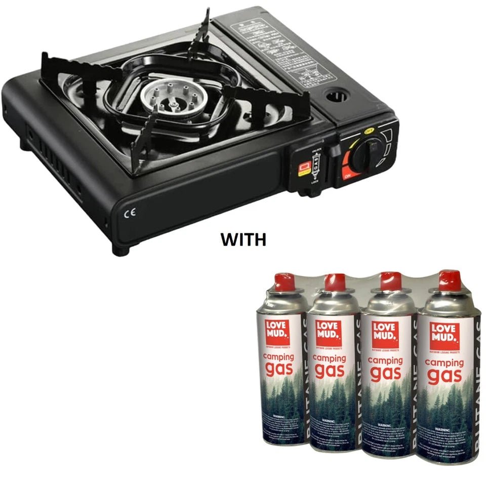 A festival essential! Portable Camping Gas Stove with Travel Case