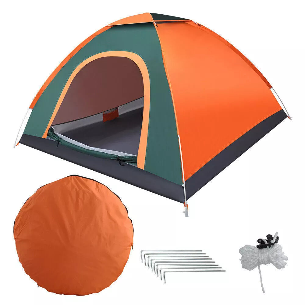 3-4 Man Pop Up Tent with Carry Bag - Easy Setup in Seconds, an absolute steal!