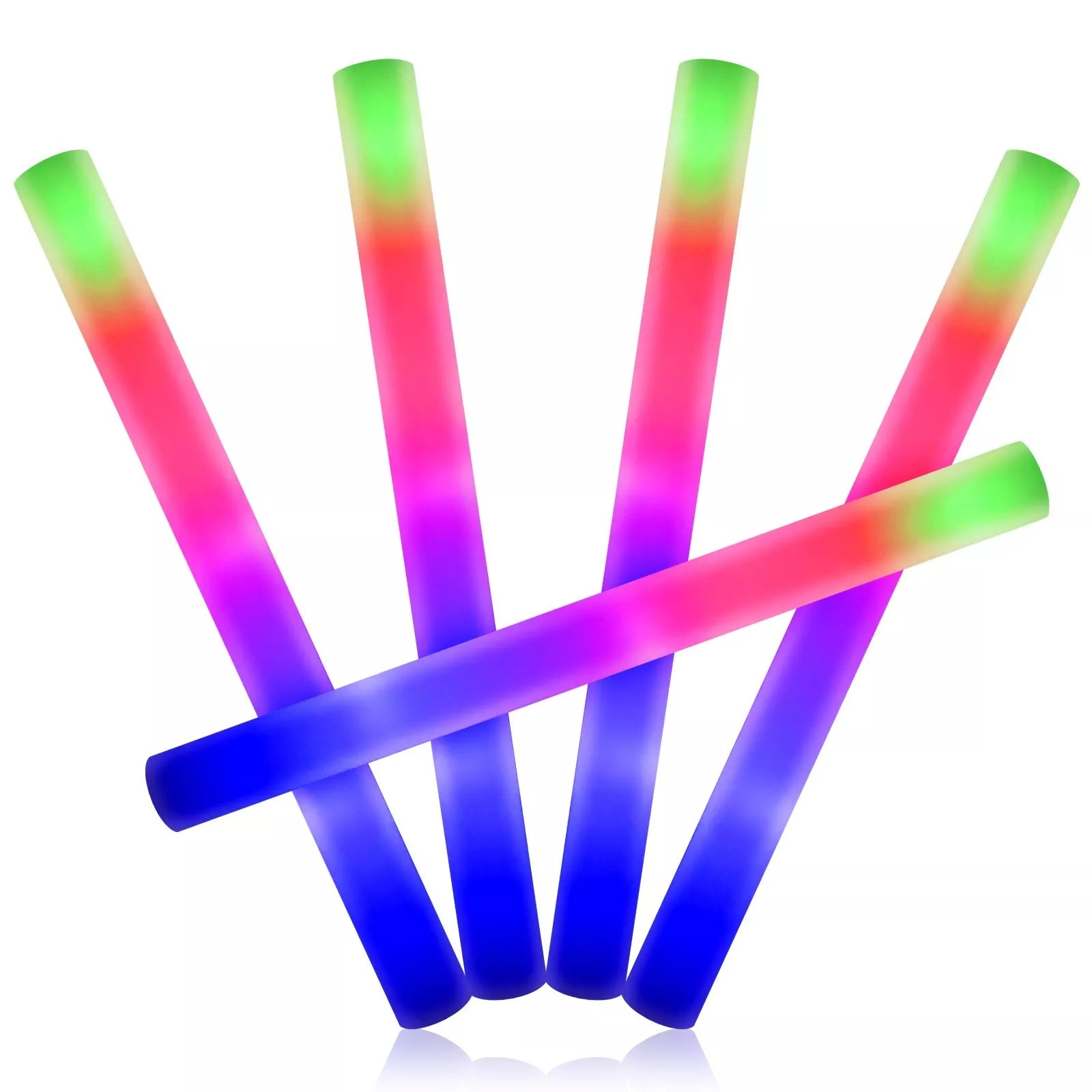 10 high quality Festival Glow Sticks, look the part!