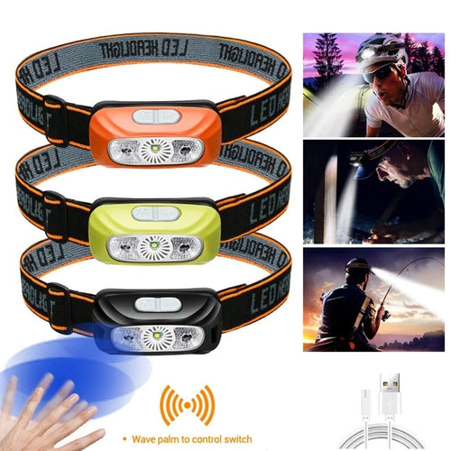 GOFest Super Bright USB Rechargeable Headtorch Waterproof LED