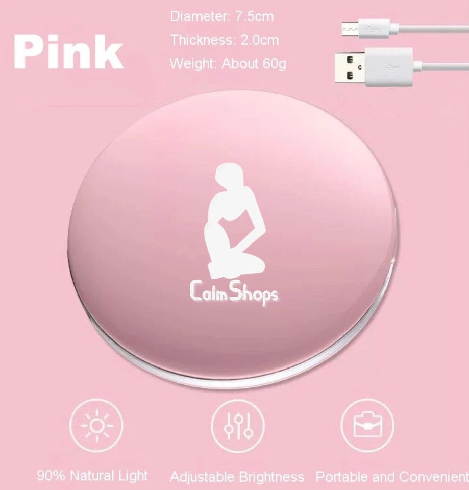 Pocket Mirror Rechargable. An essential for looking good at Festivals!