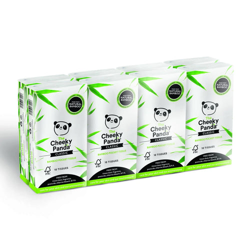 Pocket Tissues. Carry them with you, 100% bamboo.