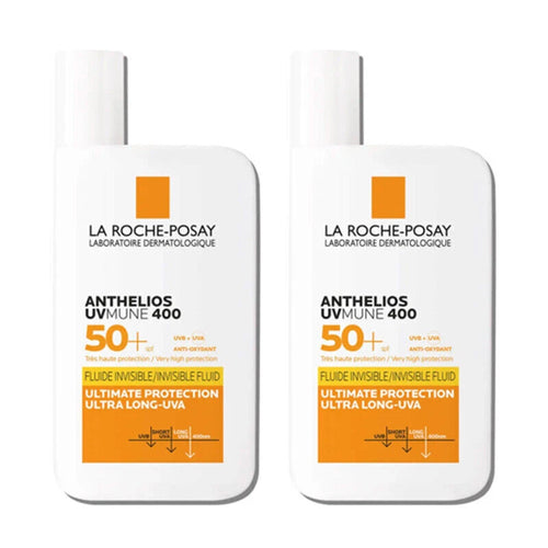 Suncream Factor 50 2x La Roche-Posay Anthelios SPF 50+ Ultra Protection Invisible